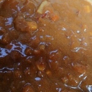 合挽肉でみじん切りカレー